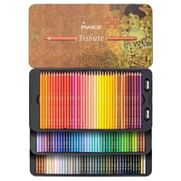 marco tribute masters 120 oil colored pencil professional colour artist fine drawing color pencils tin box art supplies andstal