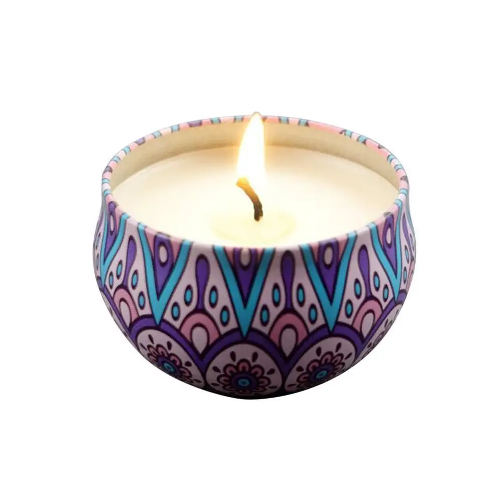 1 шт. ароматические свечи с соевым воском этнический стиль украшение на день