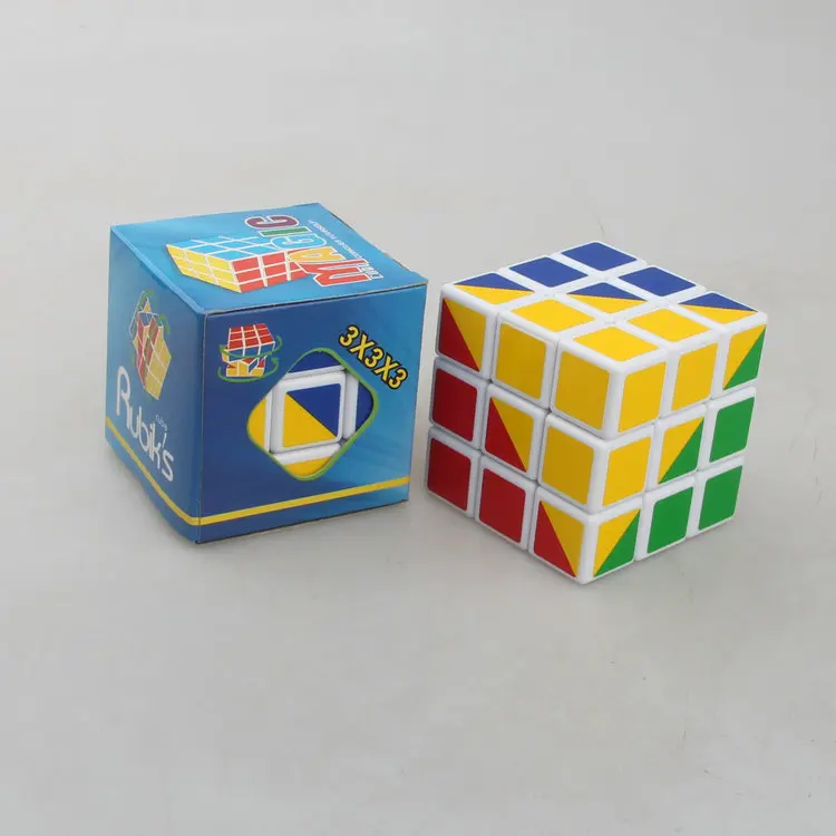 X-cube-cubo superdif&iacute;cil de cuatro colores, cubo blanco de tercer orden, Cubo de alta dificultad, patr&oacute;n especial, Cubo de tercer orden-4