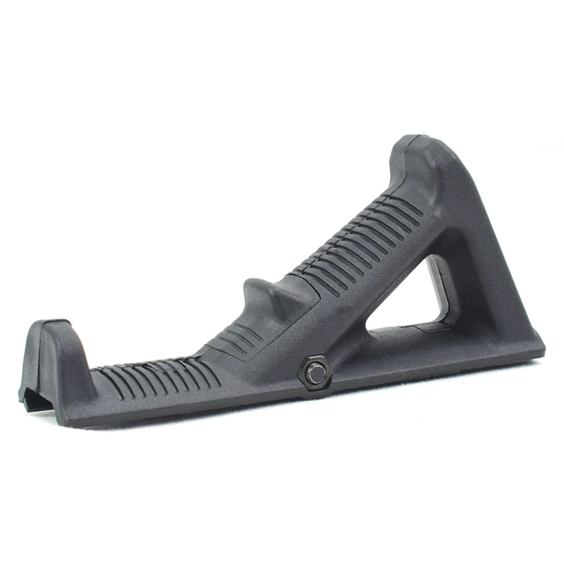 Тактическая Передняя рукоятка пистолет аксессуары ручка AFG2 угловой Foregrip треугольник держатель подходит 20 мм Пикатинни Охота страйкбол военный - Цвет: Black