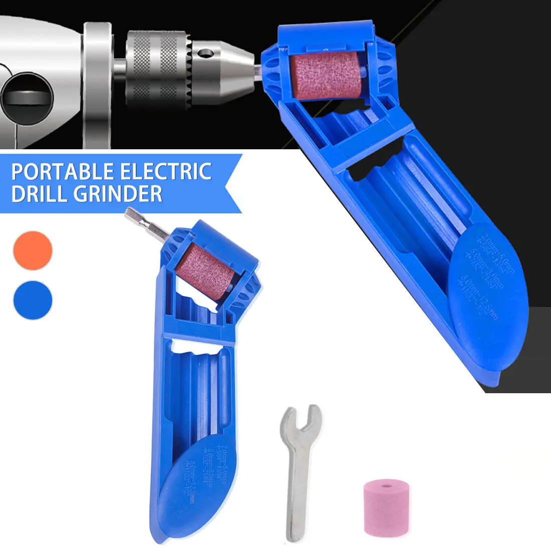 

Corundum Grinding Wheel Drill Bit Sharpener Titanium Drill Portable Drill Bit Powered Tool Parts