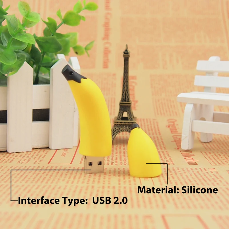 USB флешка в форме банана Флешка 32 Гб 64 128 Мб флеш накопитель 2 0 волшебная флешка|USB