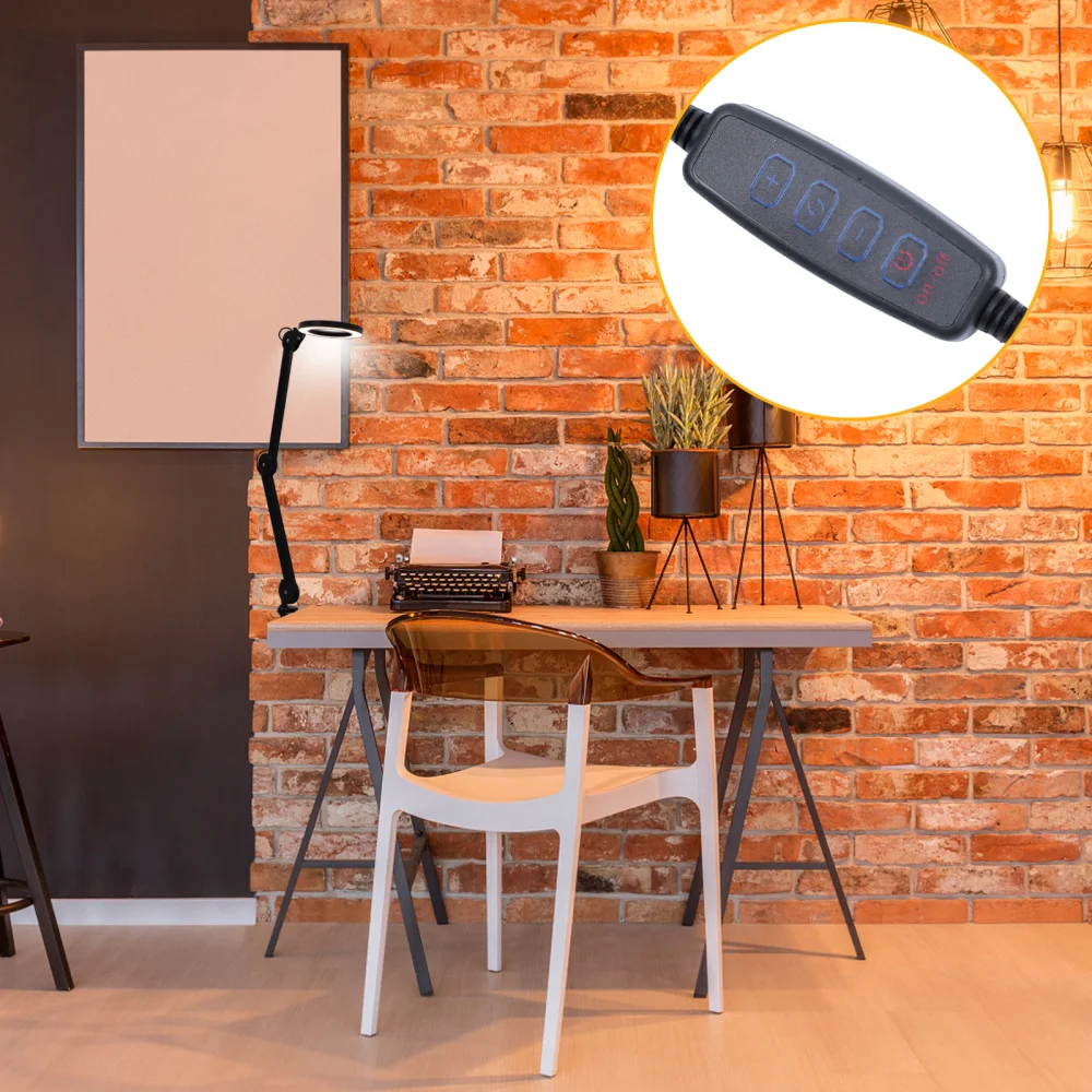 

1 Set LED Reading Lamp Magnifying Lighting Lamp Multi-Function Folding Light