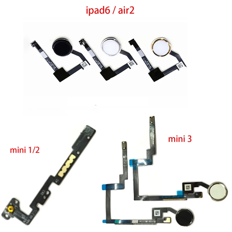 Сменные детали для iPad 6 air2 гибкий кабель кнопки Домой соединительная лента в