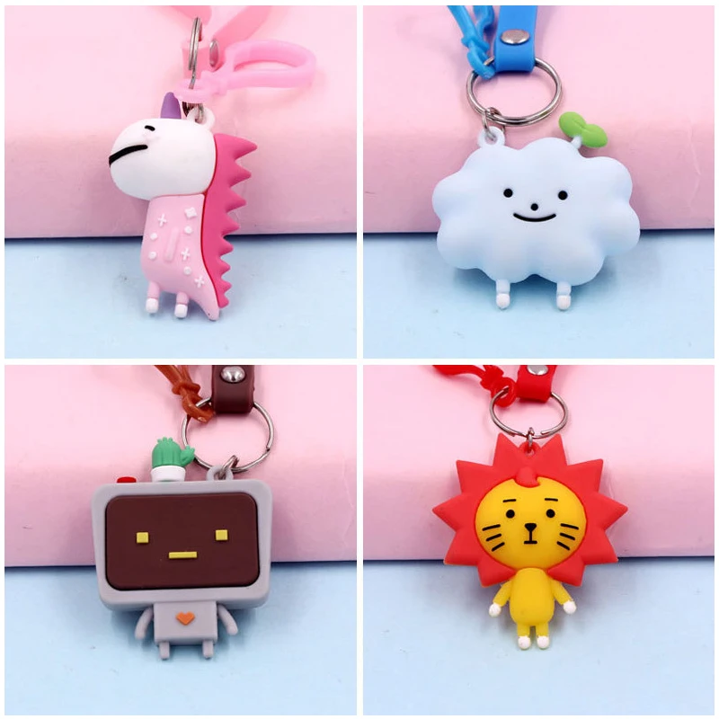 Модный милый брелок со львом кукла творческий мультфильм дракон облако связка