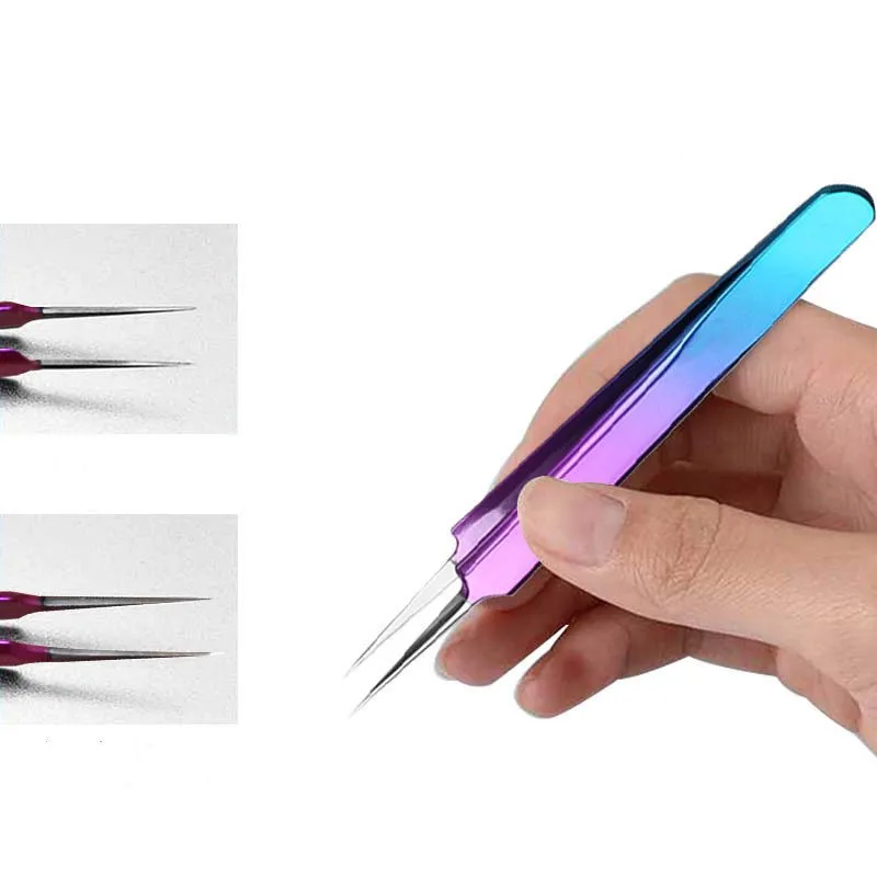 3 типа Пинцет вида конструкций для дизайна ногтей/Уход за лицом/наращивание