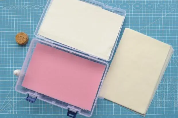Herramienta de modelo de paleta h&uacute;meda, placa h&uacute;meda, papel de placa de 40 hojas h&uacute;medas, una esponja y un pa&ntilde;o-0