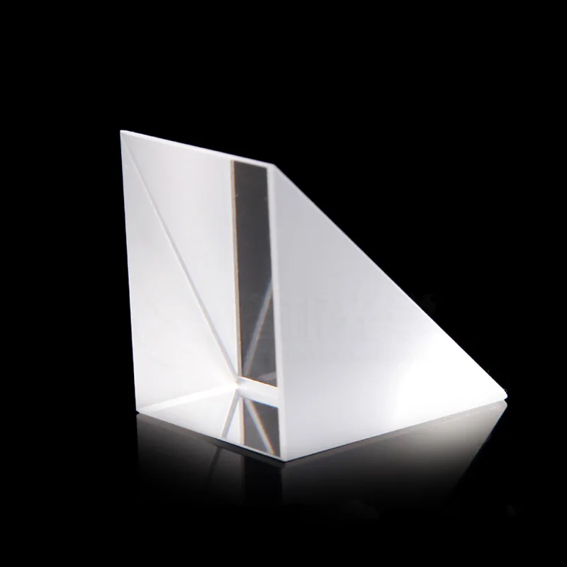 

Optical Glass Right Angle Reflecting 30x30x150MM Triangular Prism Right Angle External Reflecting Prism Inclined Plane Coated