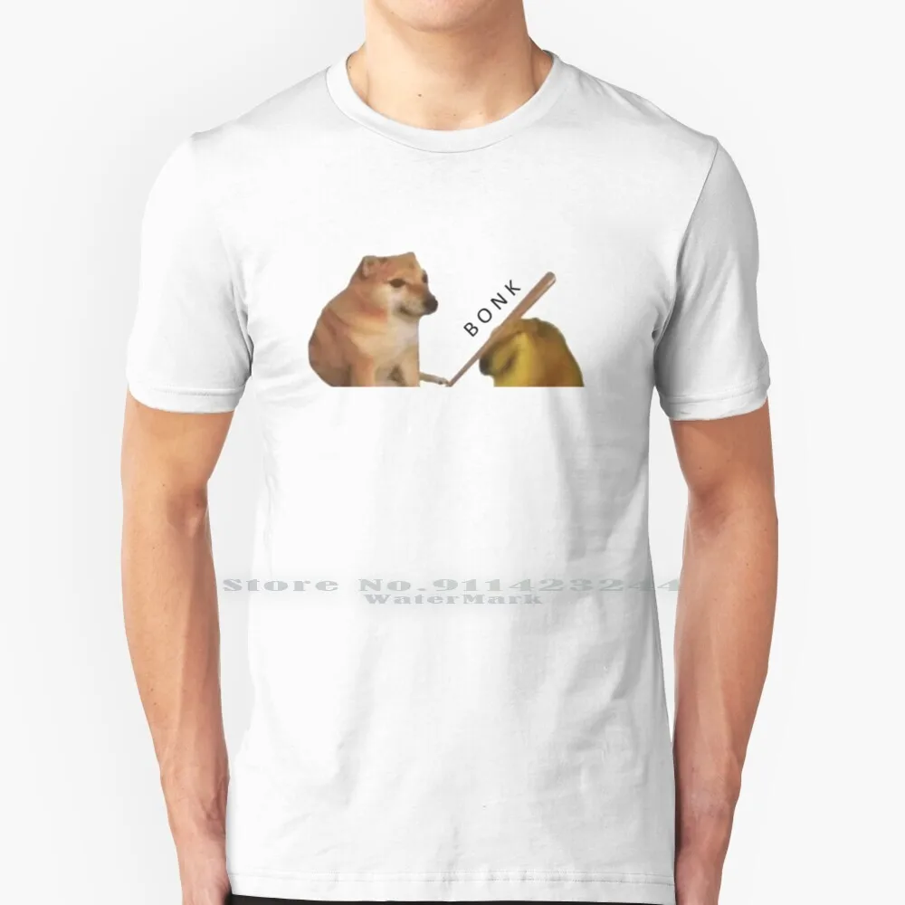 Bonk | Футболка с ороговым тюремным мемом, хлопок 6XL