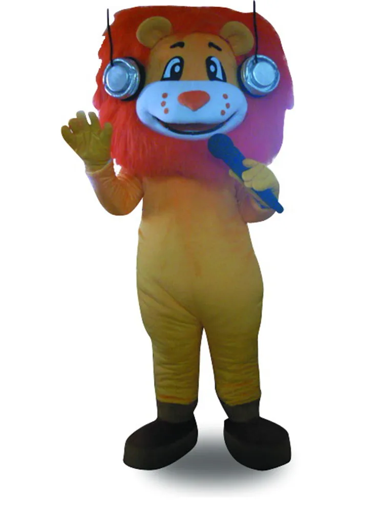

Hot Sale Classic Version music Lion Mascot Costume Adult Halloween Birthday party cartoon Apparel Cosplay Costumes