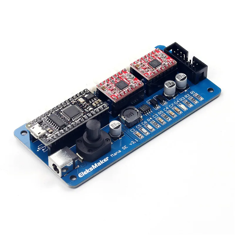 EleksMaker New ManaSE 2 с одноосным шаговым двигателем драйвера для лазерного контроллера доска DIY Гравер высокое качество
