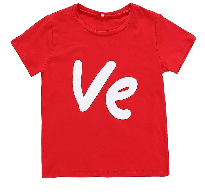 Одинаковая одежда для всей семьи женская футболка мамы и дочки маленьких