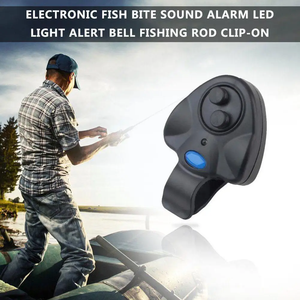 

LED Electronic Fish Bite Finder Alarm Alert Light On On Fishing Alarm Light Fishing Outdoor Rod Tips Tools Fishing Rod Aler Z9E1