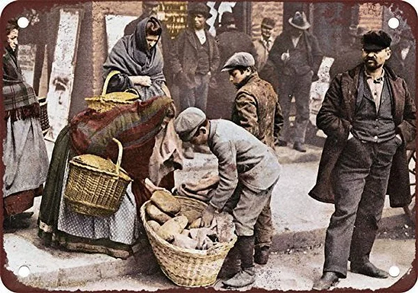 

Итальянские хлебопечки Нью-Йорк Оловянная вывеска искусство настенное украшение, винтажный алюминиевый Ретро металлический знак,