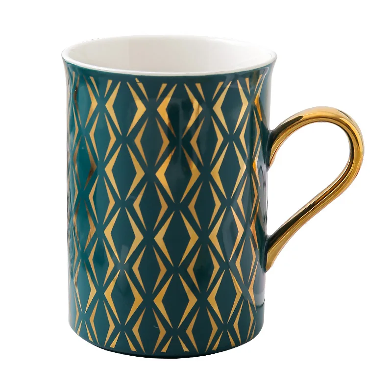 Креативная кружка с крышкой и ложкой специальная прорезями керамическая подарок