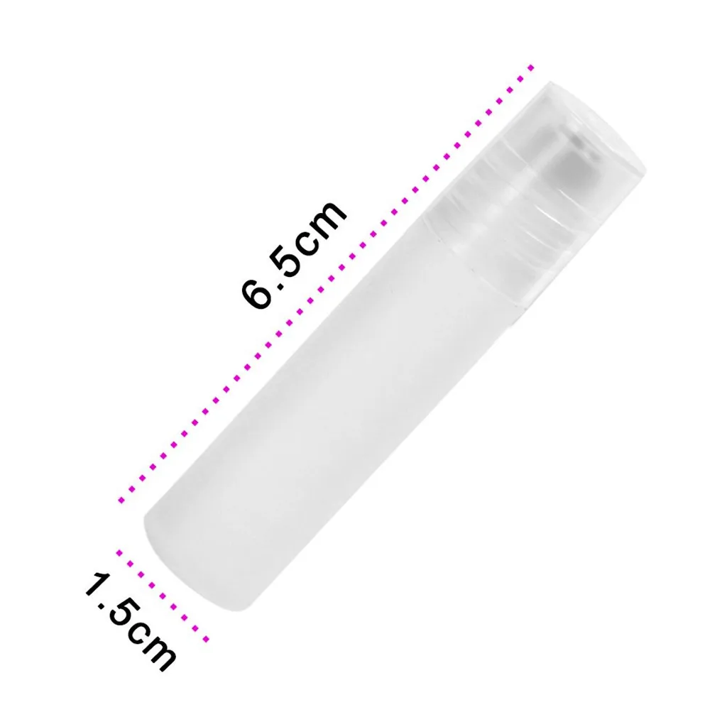 

10 Pcs 5ml Empty Refill Cosmetic Bottles for Essential Perfume Lip Creams