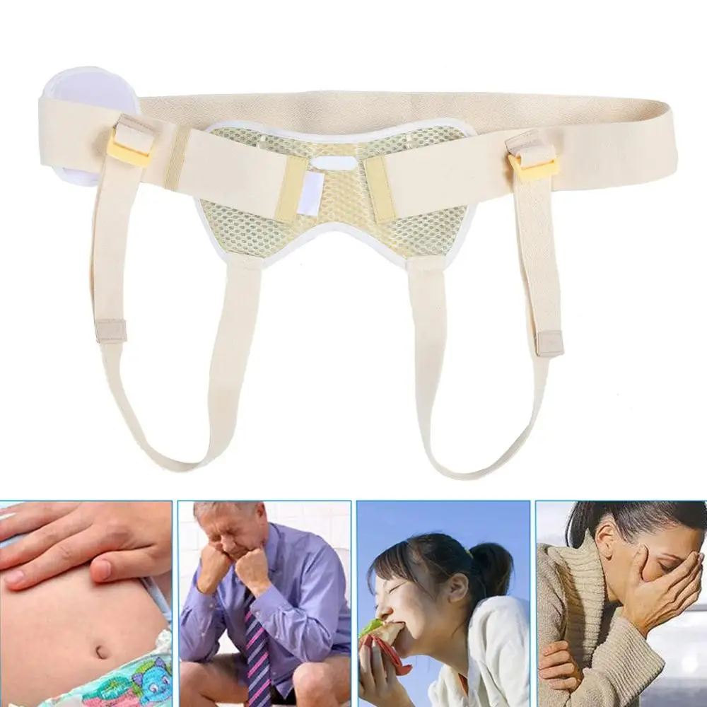 

Medical Adult Children Unisex Inguinal Hernia Belt For Elderly Male Groin Support Brace Truss Inflate Hernia Bag Nurse Treatment