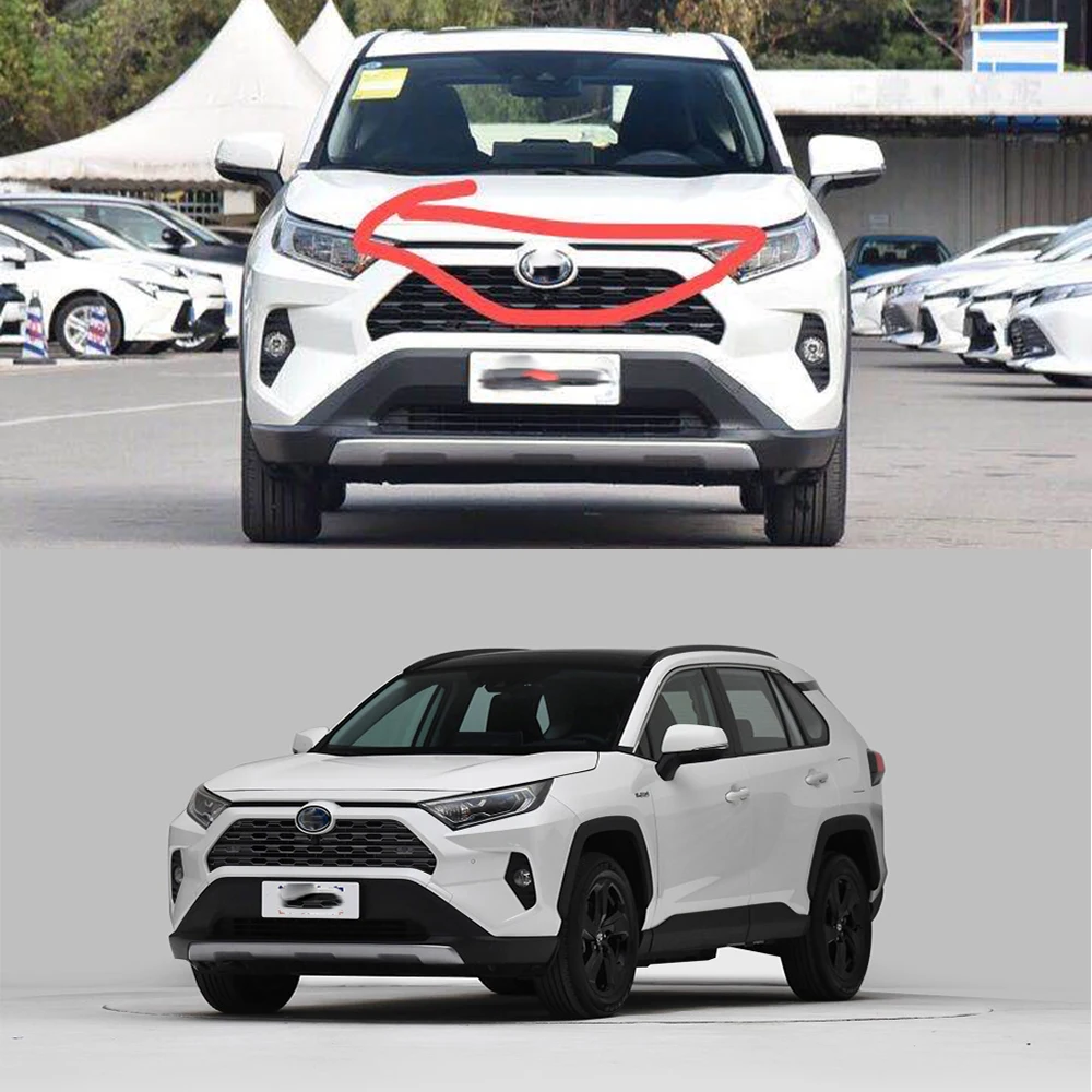 ECAHAYAKU светодиодный Габаритные огни DRL для Toyota Previa RAV 4 RAV4 2019 2020 белого синего и