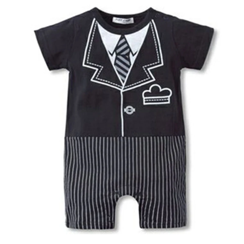 2019 горячая Распродажа крутые хлопковые комбинезоны для новорожденных мальчиков