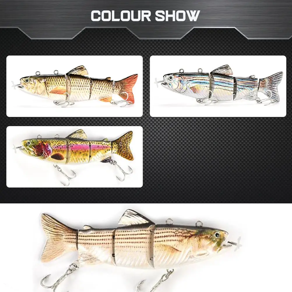 

Fishing Accessories LED Deep Sea Drop Underwater Tackle Fishing Lures Light Realistic Electric Vibrating Bait Fishing Bait Lure