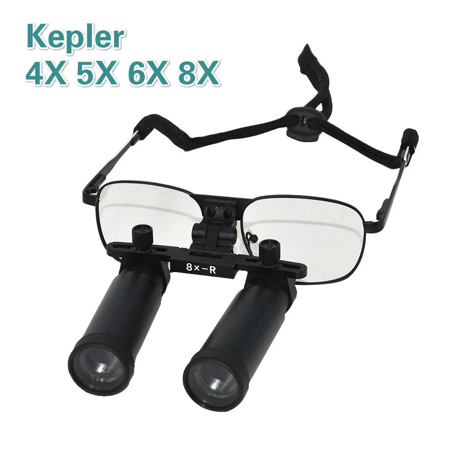

4X 5X 6X 8X High Power Medical Dental Loupe Surgical Binocular ENT Kepler Optical Magnifier Microsurgery Magnifying Glasses