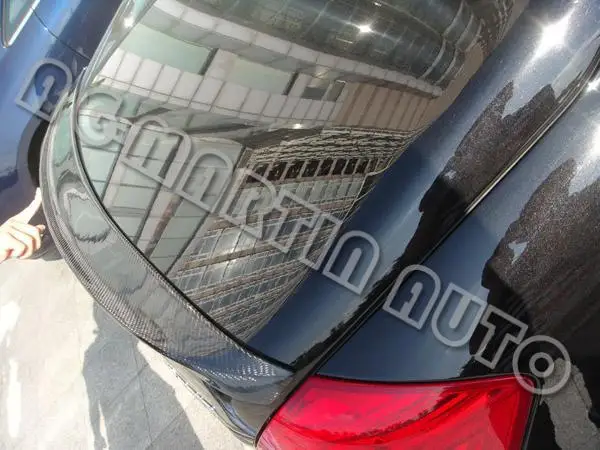 

Carbon fiber auto rear boot lip spoiler rear trunk spoiler wing for Mercedes-Benz S class S500 S600 W221