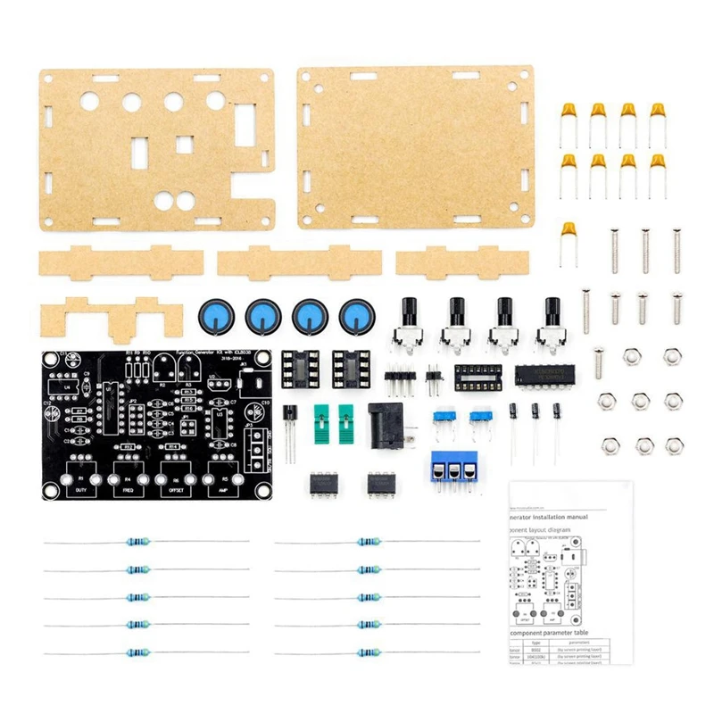 Icl8038 генератор сигналов Diy Kit синусоидальный треугольный квадратный пилообразный