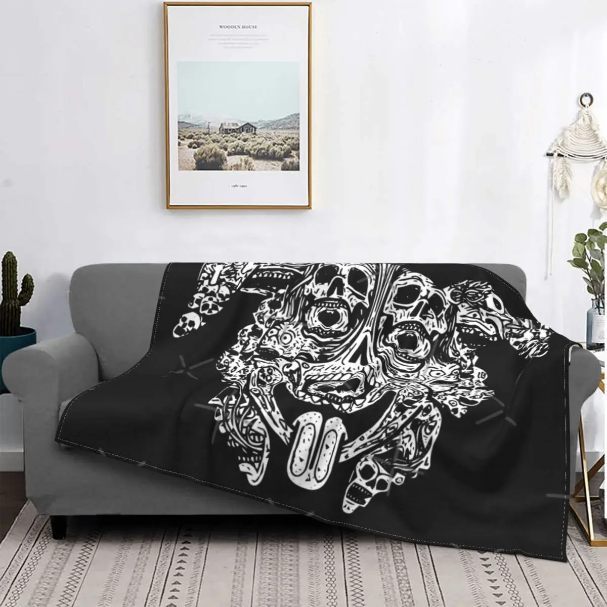 

Mr Pickles - 03 Blanket Bedspread Bed Plaid Sofa Bed Covers Bedspread 135 Picknick Blanket