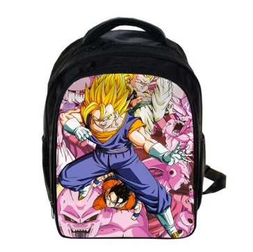 13 дюймов Dragon Ball Z рюкзак Sun Goku Детский детские школьные ранцы для мальчиков и