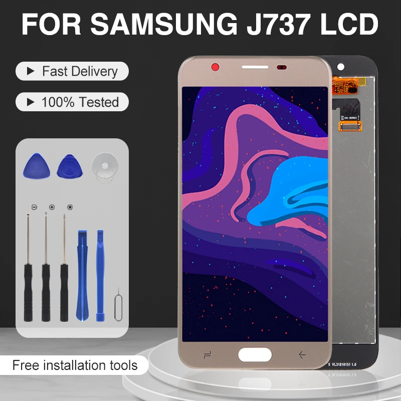 Catteny оригинальный J7 2018 дисплей для Samsung Galaxy J737 ЖК с сенсорным дигитайзером в сборе