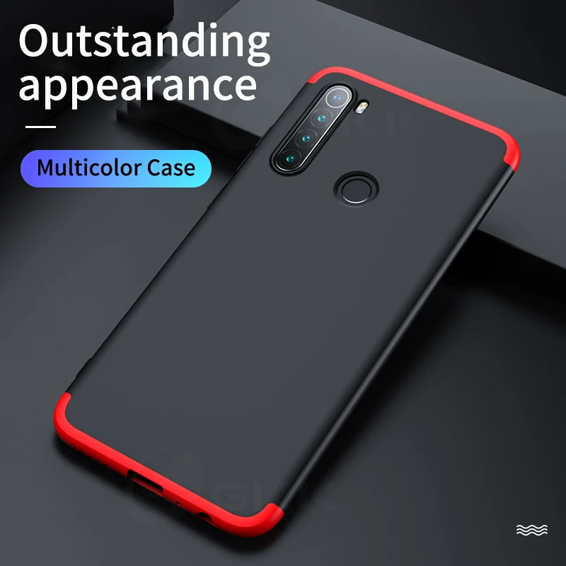 GKK Роскошный чехол для Xiaomi Redmi Note 8T 5 7 8 Pro полная защита противоударный 3 в 1 жесткий чехол для Xiaomi Redmi Note 8 Pro Чехол