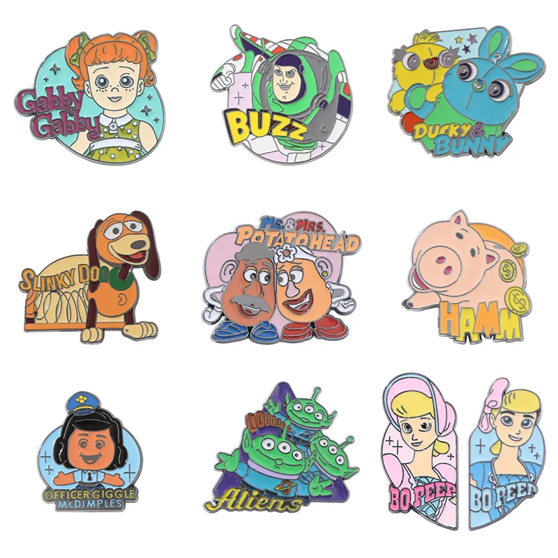 Женская эмалированная булавка Yoda с изображением История игрушек булавки и броши