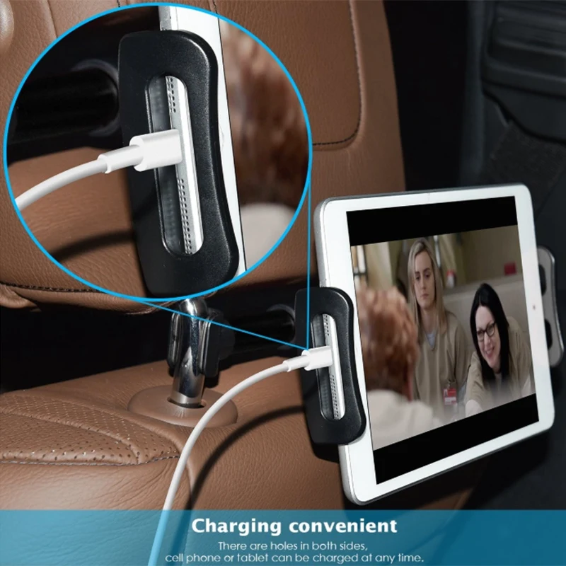 Автомобильный держатель для подголовника планшета: Подставка колыбель