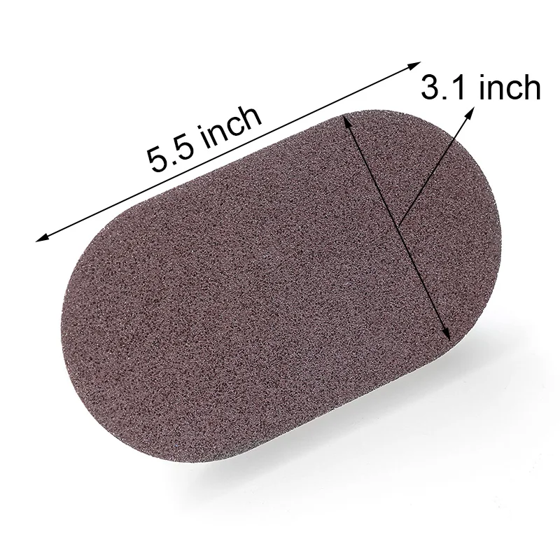 Emery Sponge Tiles Brush with Handle, Strong Decontamination Bath Brush, Magic Decontamination Brush, Kitchen Clean Tools