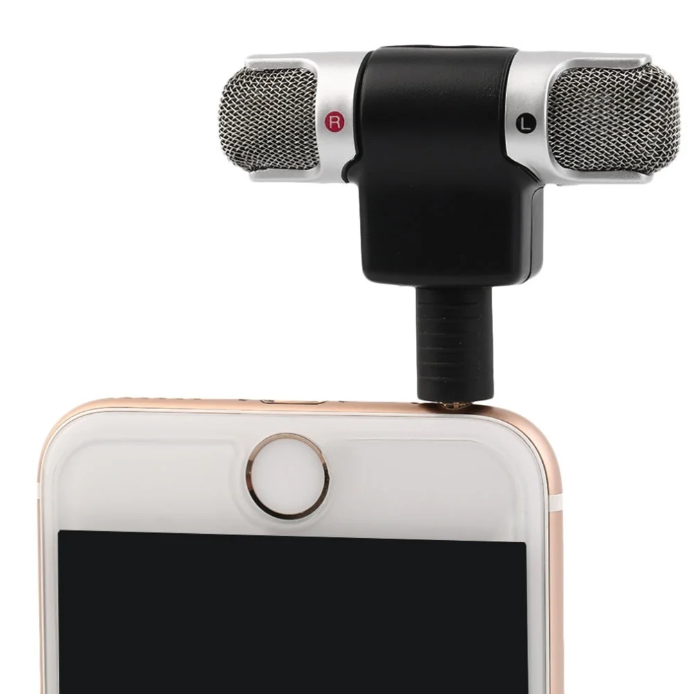 

Portable Mini Stereo Microphone Mic 3.5mm Mini Jack PC Laptop Notebook Worldwide Hot Drop Left and Right Channel Stereo Record