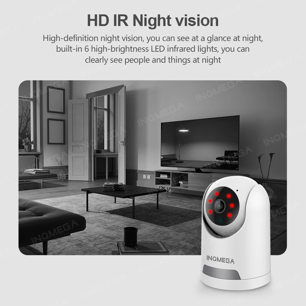 INQMEGA 1080P ip-камера беспроводная Wifi камера Домашняя безопасность CCTV сетевая ночного
