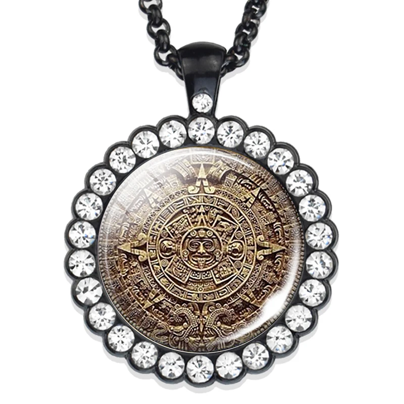 Ожерелье с надписью All Seen Eye Стразы ювелирные изделия изображением пирамиды