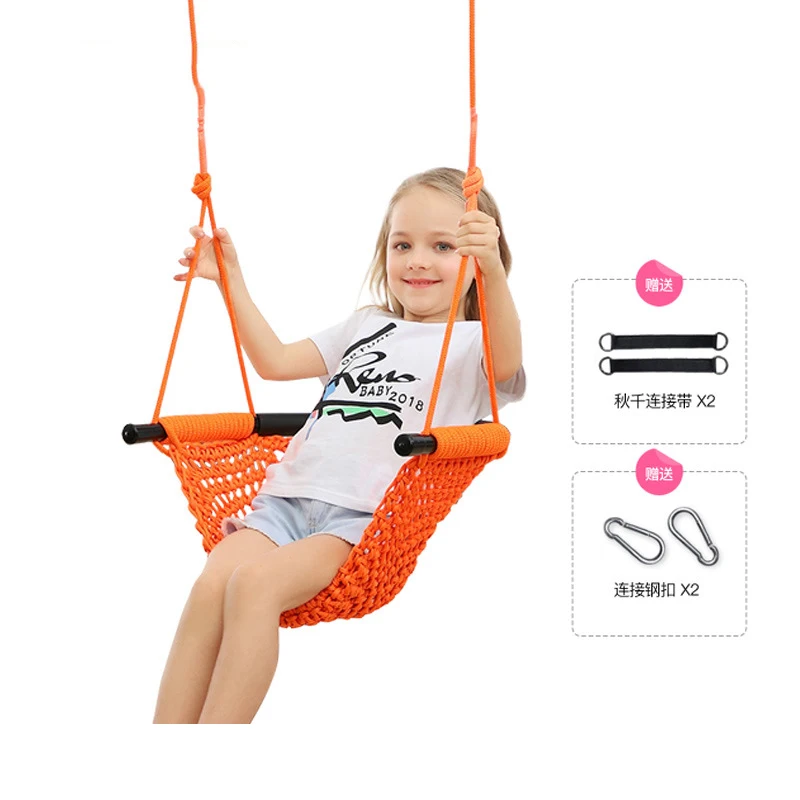 Портативные качели для детей в помещении и на открытом воздухе гамак спальни