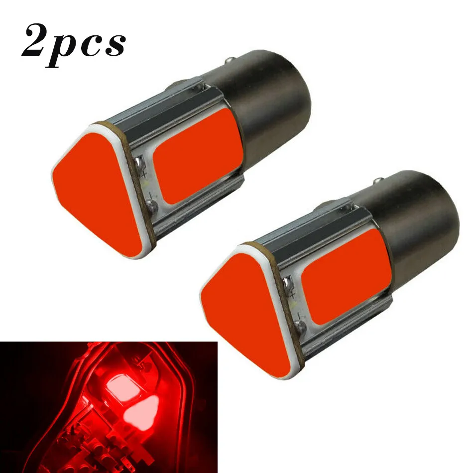 

360 Degrees 7000K-8000K 2* LED Car Universal Brake Lights And Reversing Lights 12V 3+1COB 1157 Red Light