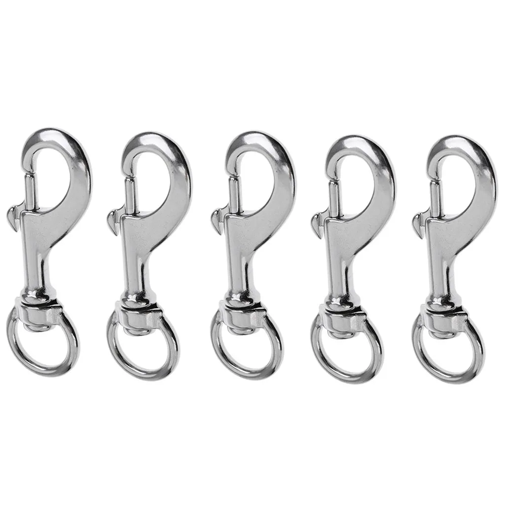 Set 5 Swivel Snap Hooks Pet Leash Clip Scuba Diving BCD Gear Holder Accessories | Спорт и развлечения