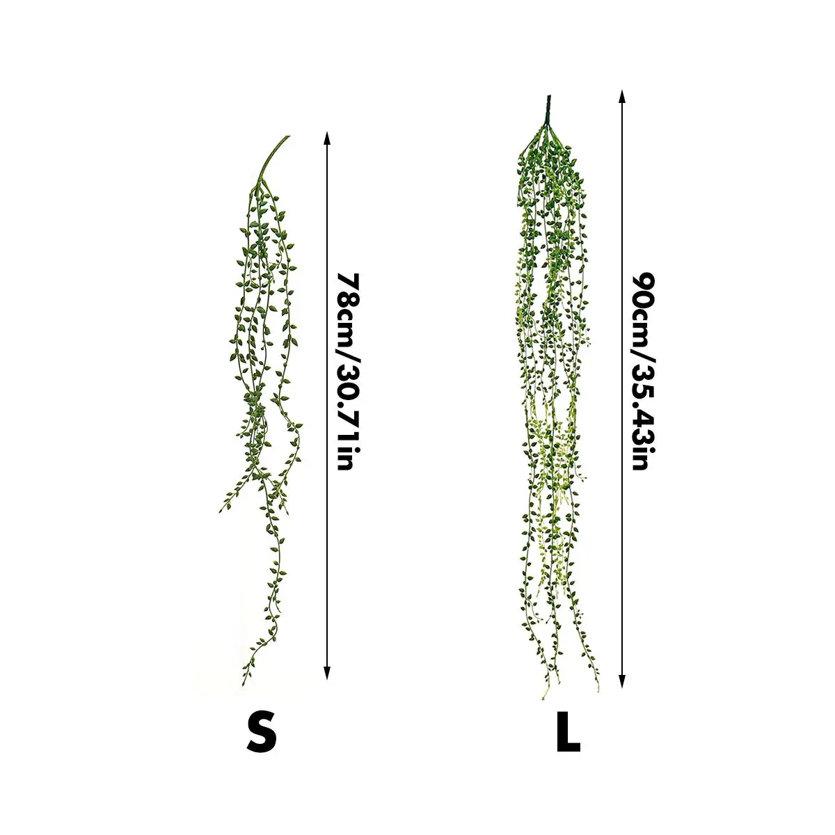 

Artificial Green Plants Plastic Grass Leaves Wall Hanging Simulation Plants Vine DIY Wreath Home Garden Wall Party Decorations