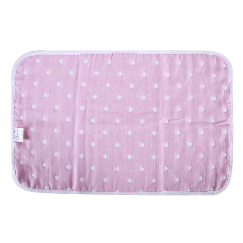 

Printed Baby Pillow Towel Cotton Five-layer Gauze Children's Towel Cotton Pillow Towel Sweat-Absorbent Breathable