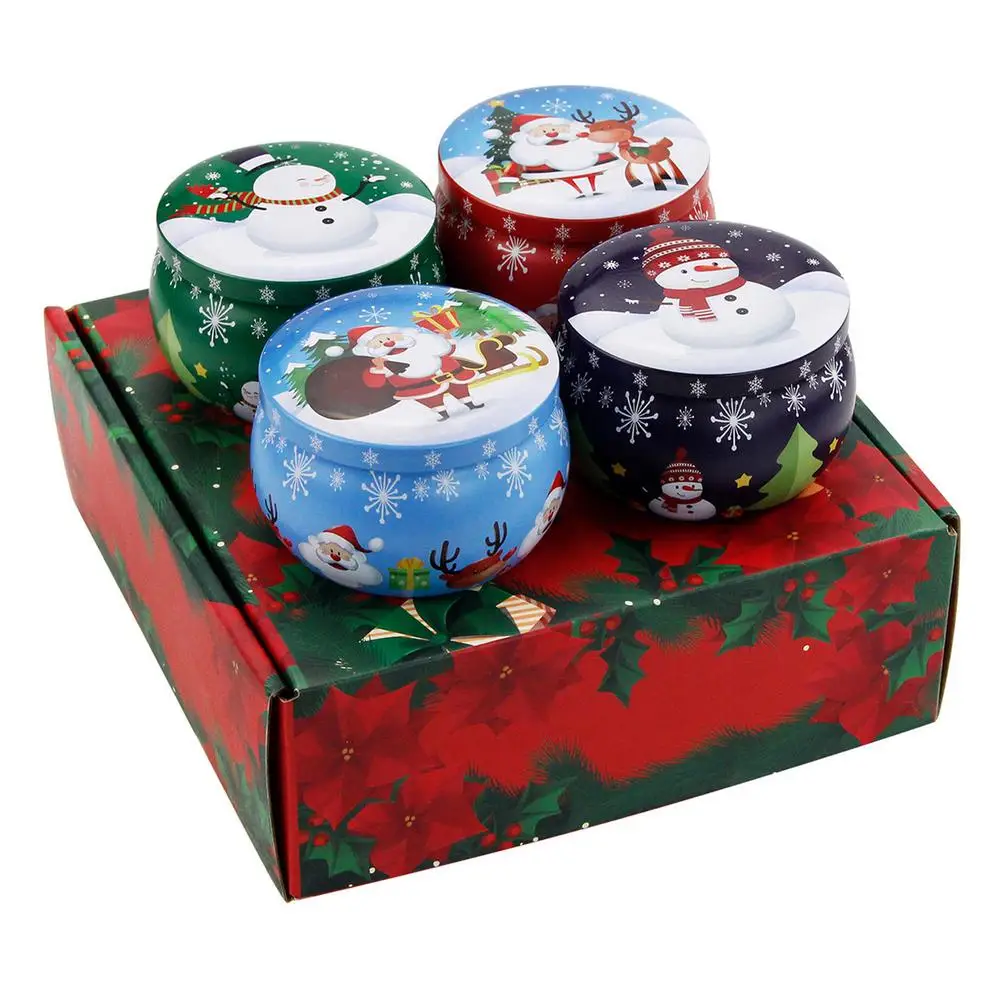 

Christmas Scented Candles Gift Set Christmas Aroma Candles Gifts For Women Natural Soy Wax Handmade Aromatherapy Candles Deco