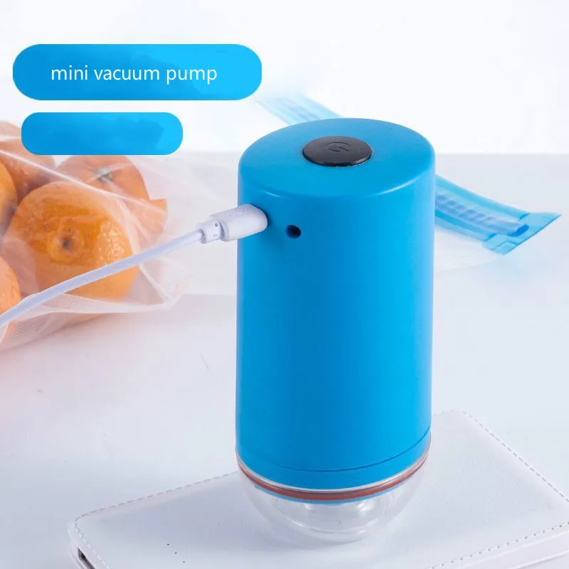 

USB Handheld Rechargeable Vacuum Machine Food Vacuum Compression Bag Electric Air Pump Food Bag Vacuum Machine