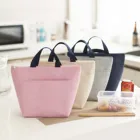 Новинка, Женский контейнер для еды, сумка для пикника, хлопчатобумажная ткань, маленькая сумочка, контейнер для еды, сумки для хранения еды для офиса