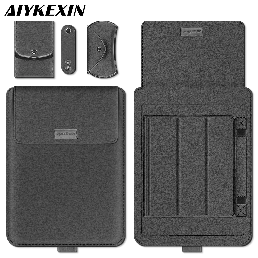 AIYKEXIN Универсальный мягкий чехол из искусственной кожи для Macbook Air Pro Retina 11 12 13 15