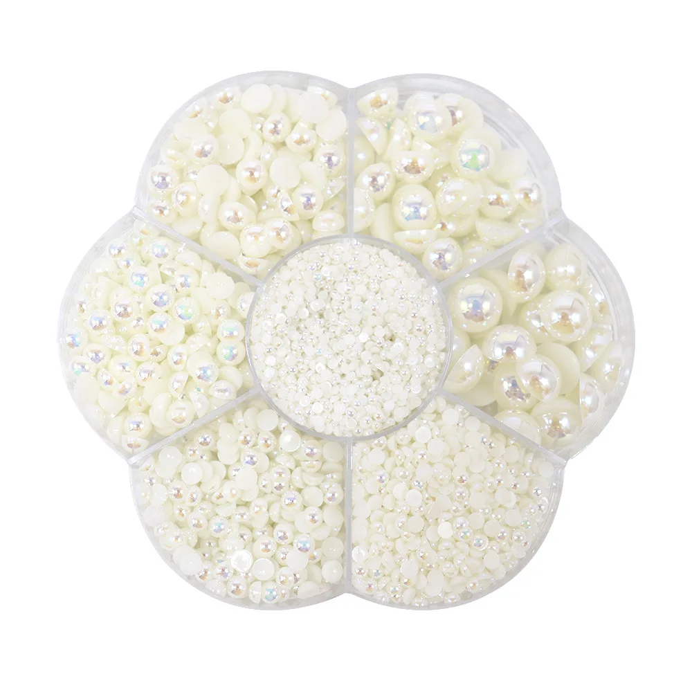 2800 шт. полукруглые жемчужины из АБС пластика|Бусины для одежды| |