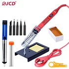 Паяльник JCD 908U Электрический с цифровым светодиодным дисплеем, 80 Вт, 220 В, 110 В