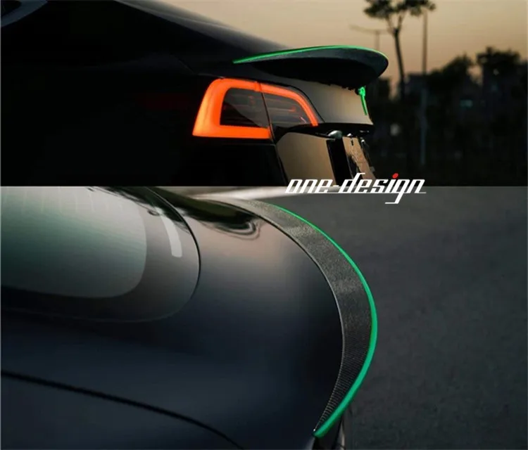 

Подходит для TESLA MODEL3, Модифицированная маленькая юбка surround ACP из углеродного волокна, передняя боковая юбка, задний спойлер для губ