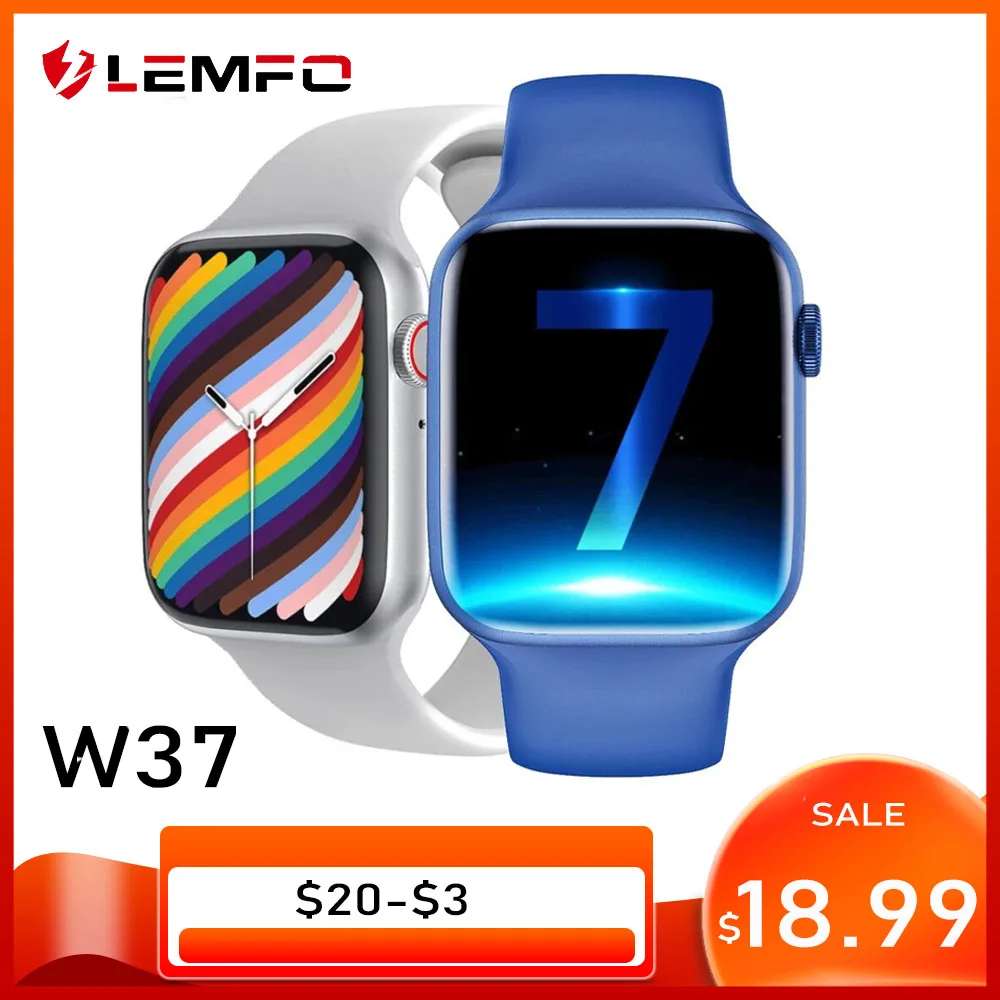 Смарт-часы LEMFO IWO 13 Pro W37 для мужчин и женщин 2021 дюйма смарт часы женские умные